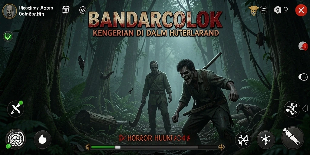 Tampilan antarmuka menakutkan dari BANDARCOLOK yang memikat.